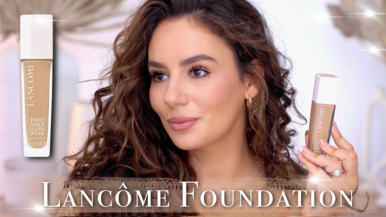 LANCÔME Teint Idole CARE & GLOW FOUNDATION: All Day WearTest + Check Ins || Best NEW Foundation??!!