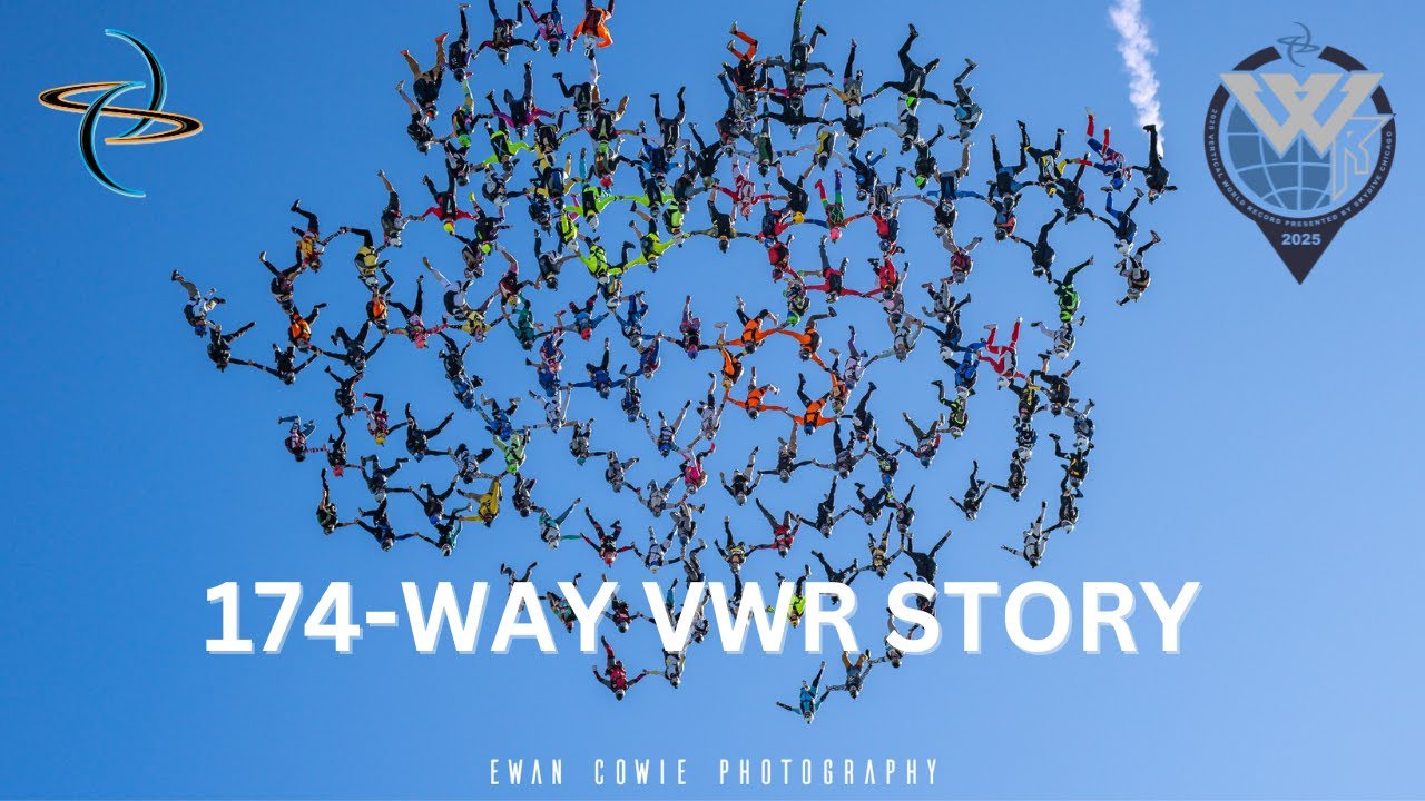 174-Way Vertical World Record Skydiving Formation Story