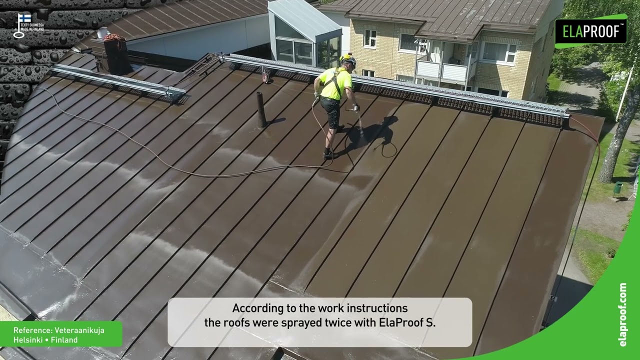 ElaProof Reference | Sheetmetal roof | 5000m2 | summer 2021