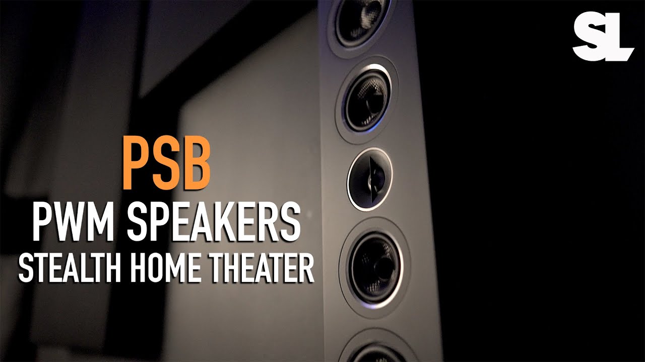 They're Stealthy!  PSB PWM Home Theater Speakers Review