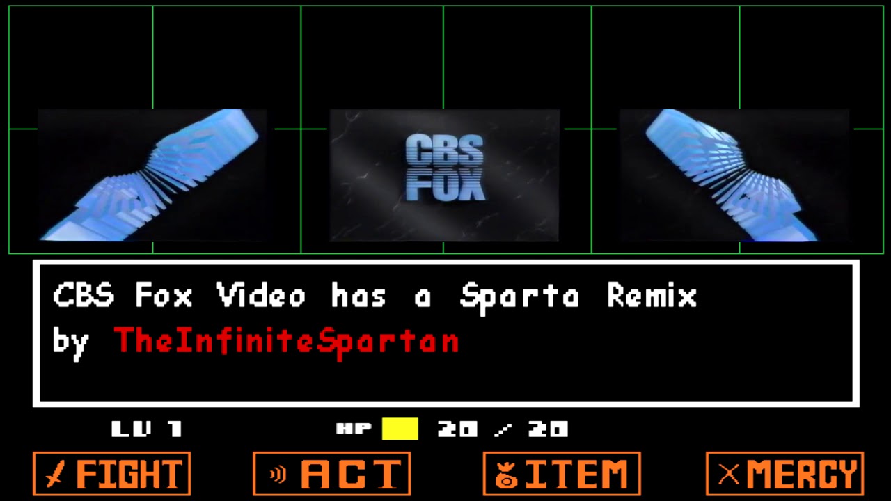 [Sparta Remix] CBS Fox Video has a Sparta Remix
