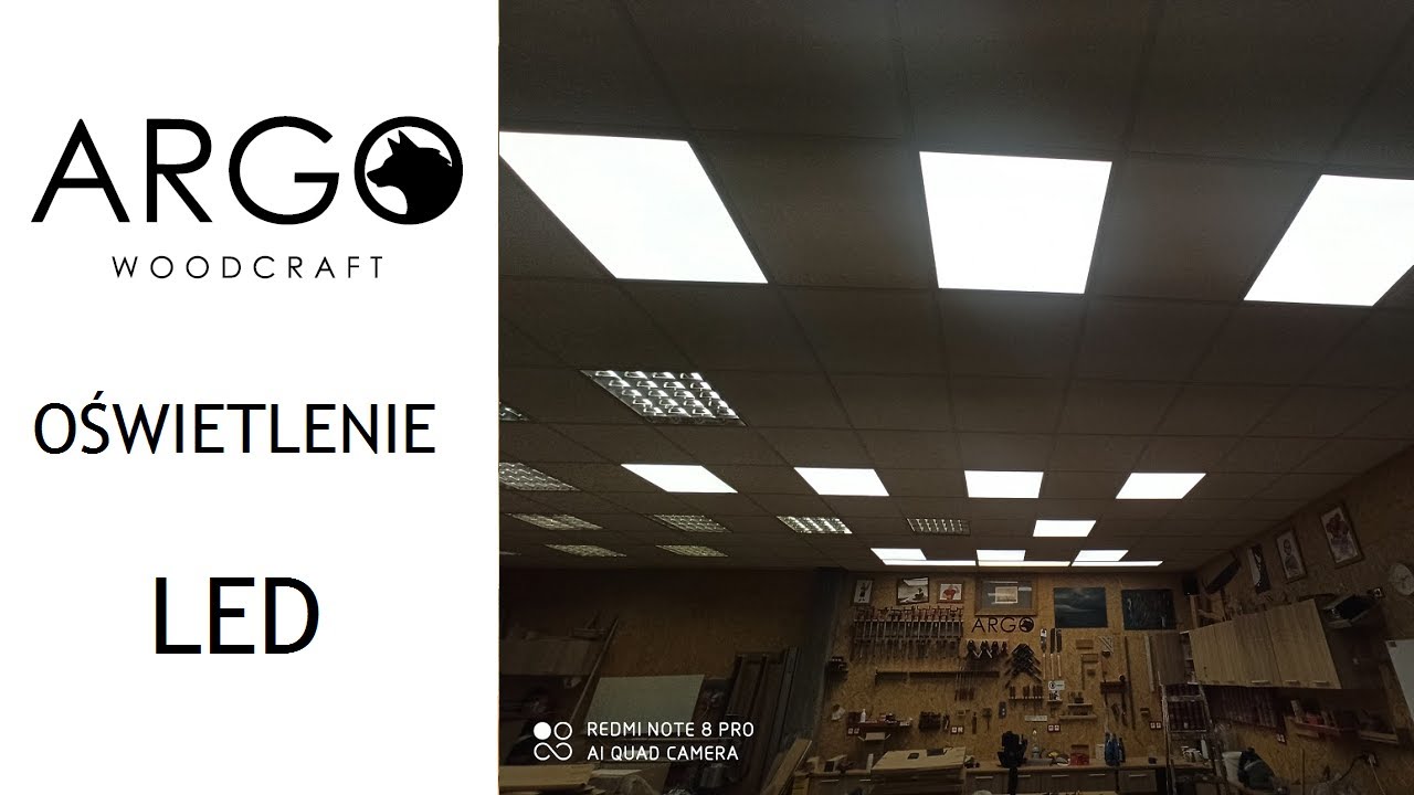 62 - wymiana oświetlenie na lampy LED w pracowni