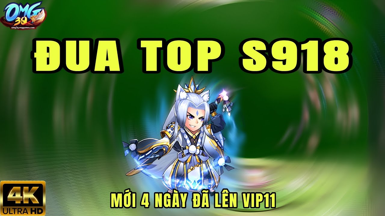 OMG3Q - Đua Top Server Mới - Ngày 4: Vip 10 Đã Lên Vip 11