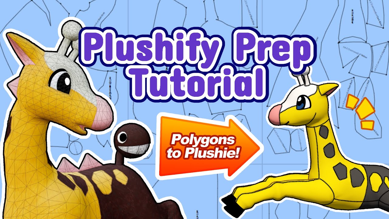 Polygons to Plush Pattern!: Preparing a 3D Model for Plushify (using Blender)
