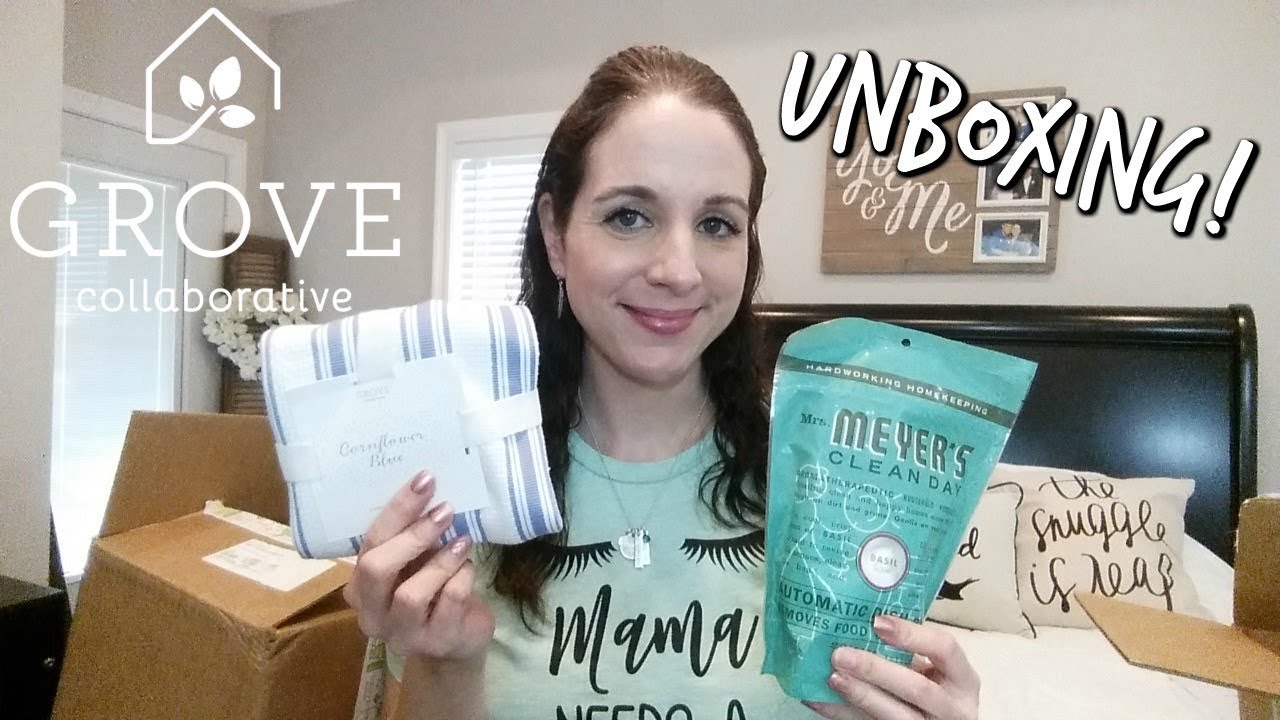 GROVE CO. UNBOXING MAY 2018! NATURAL CLEANING PRODUCTS!