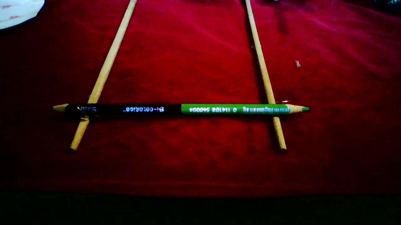 how to make picture frame from sticks pencils and paper card