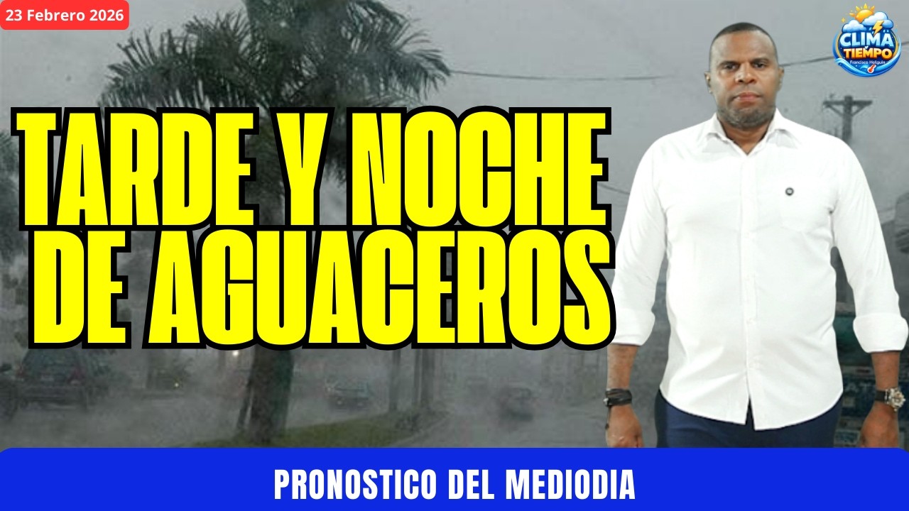 AGUACEROS Y POSIBLES INUNDACIONES ESTA TARDE