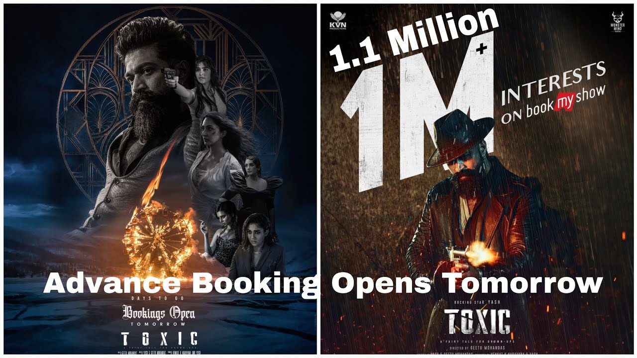 Toxic Movie Advance Booking Opens Tomorrow In India