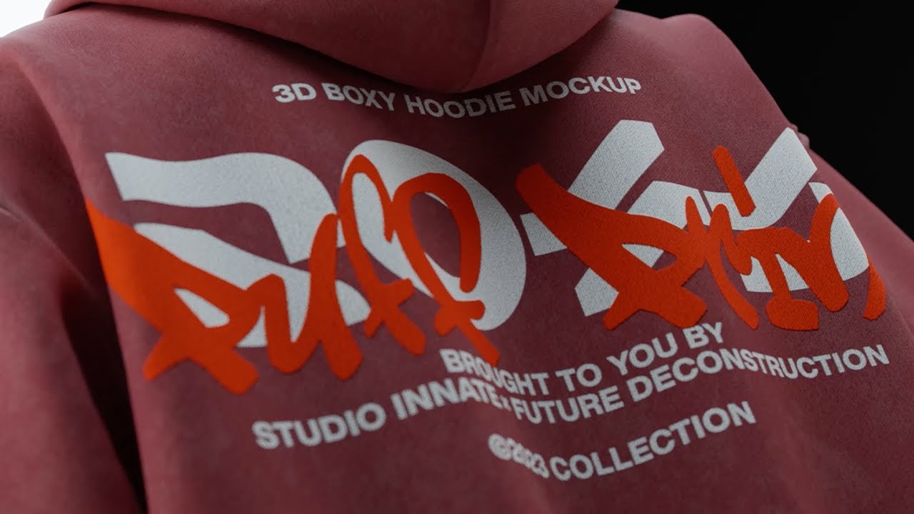 Puff Print & Vintage Wash for 3D Mockups