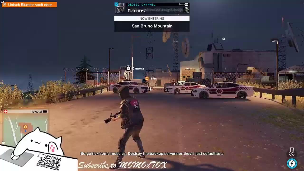 MOMO Playing Watch Dogs 2: Clearing All enemies are mission. part 11