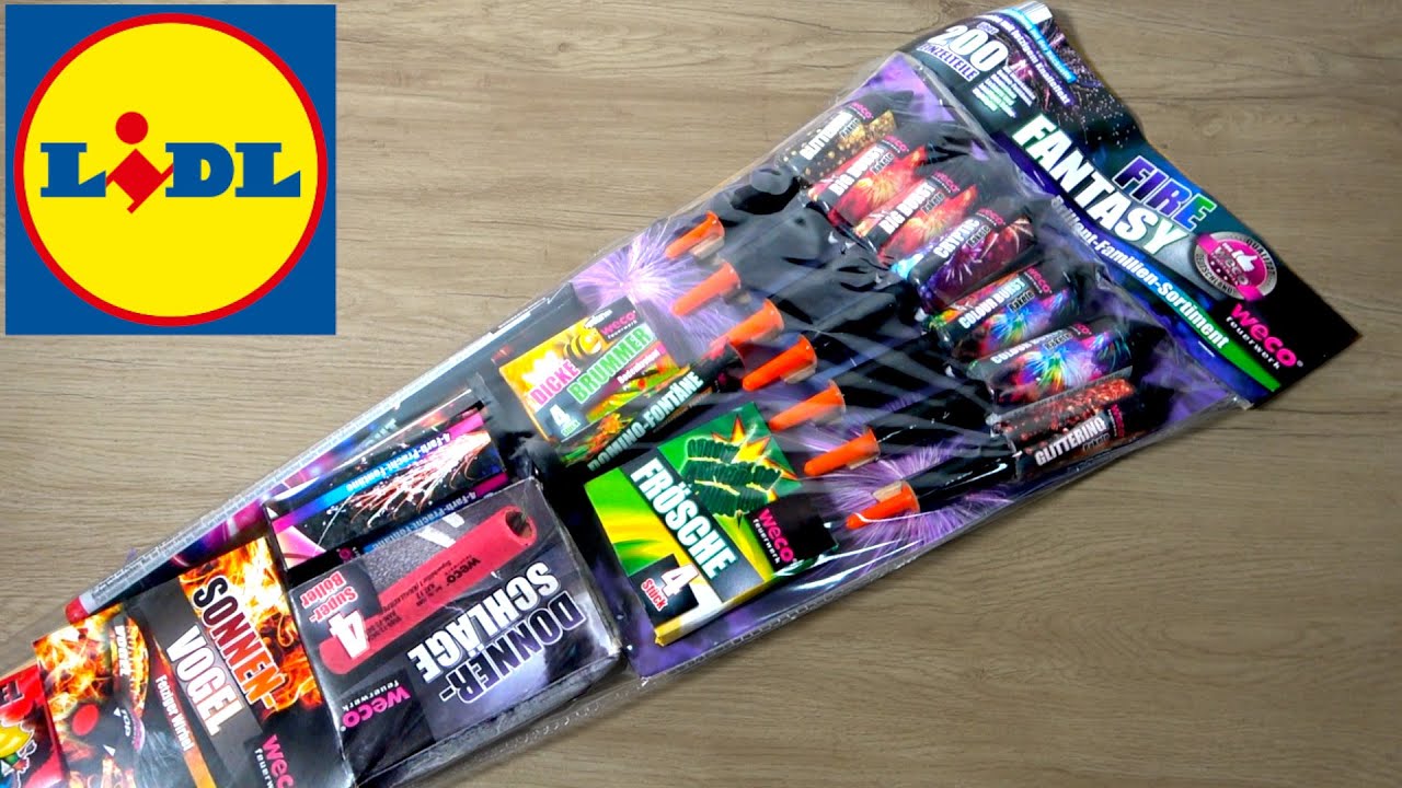 WECO FIREFANTASY RAKETENSORTIMENT 7,77€ | LIDL 🔥🔥🔥R.I.P