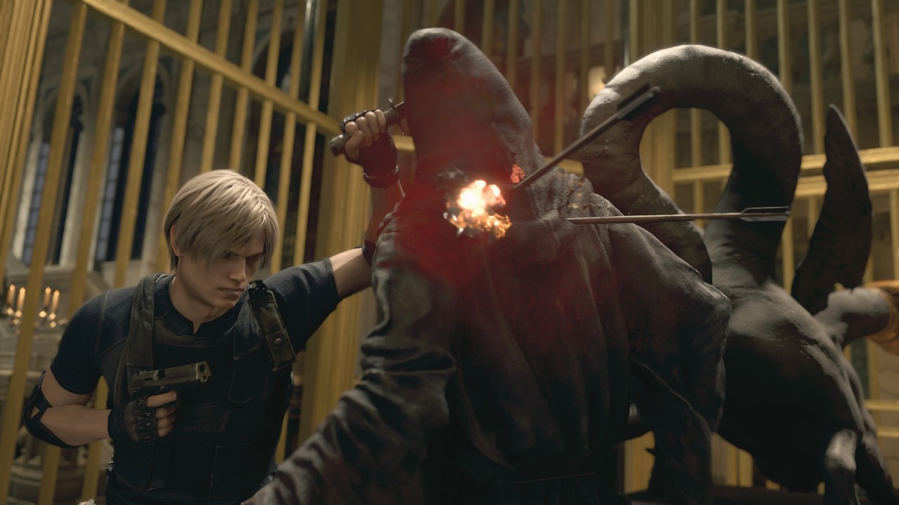 Resident Evil 4 Remake PL #13 - Rozdział 9 - Co trzy głowy, to nie jedna. Oddaj Ashley kur.. wredna!