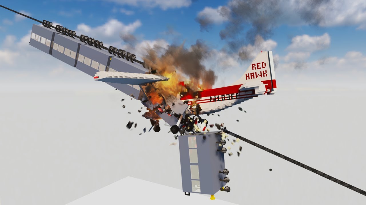 Plane on FIRE VS Sky Lift | Teardown