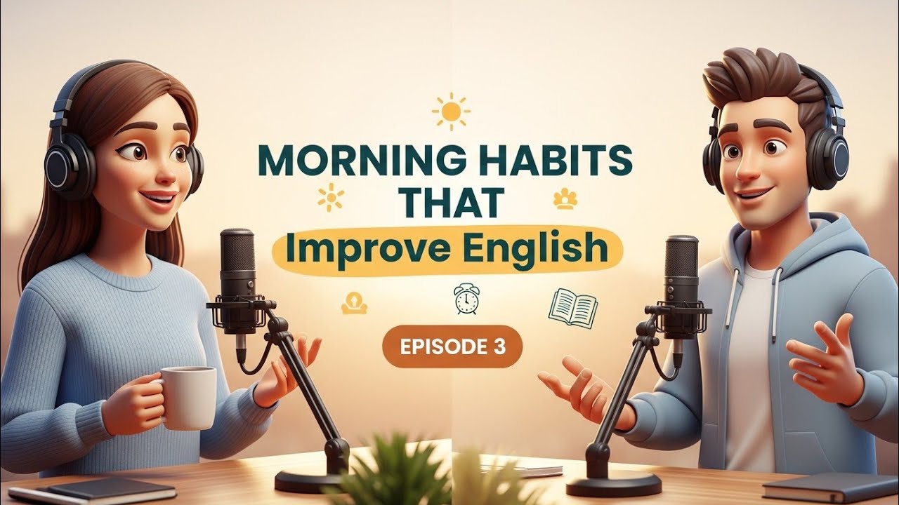 Morning Habits That Improve Your English 🎙️ | Talk English World Podcast EP 3 #TalkEnglishWorld