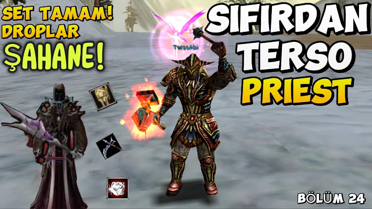 EVIL'DEN İLK DROP GELDİ, SET TAMAMLANDI 🔥 | Sıfırdan Terso Priest I Knight Online - B&ouml;l&uuml;m 24