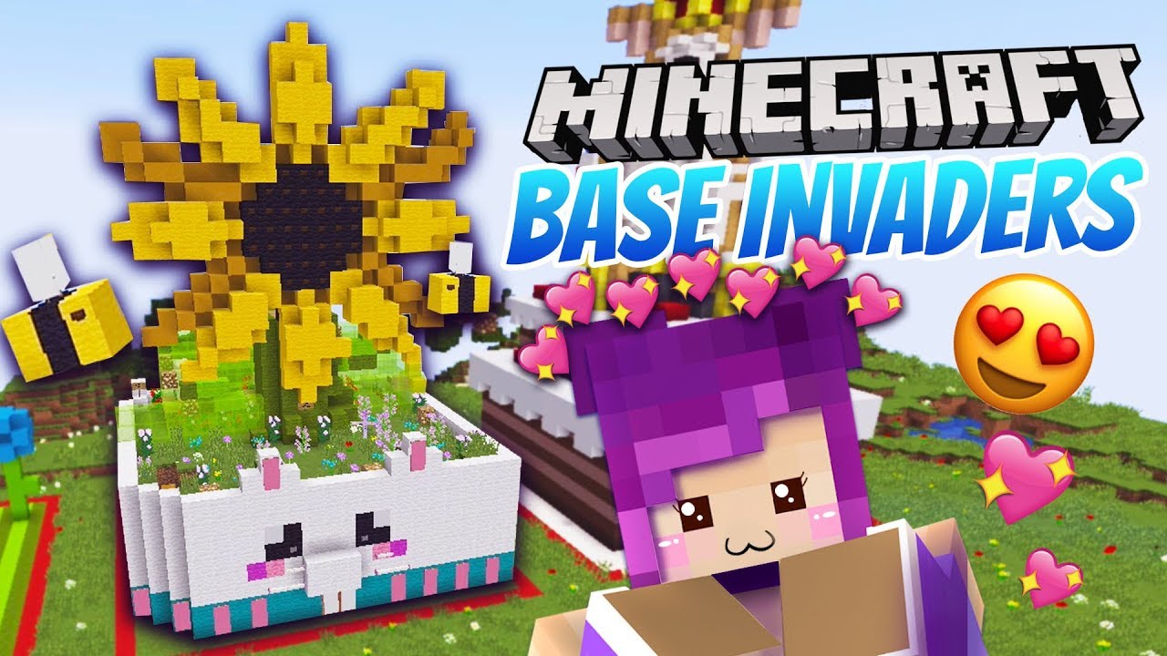 The CUTEST Minecraft Bases! - Base Invaders w/ LDShadowlady, Aphmau & LaurenZSide