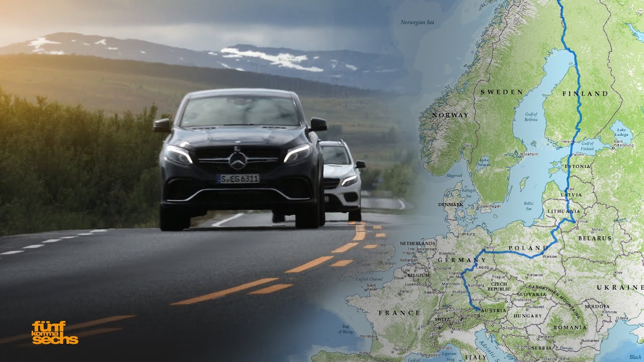 #mbPolarSun / 4500 km with the GLE and GLE Coupé across Europe