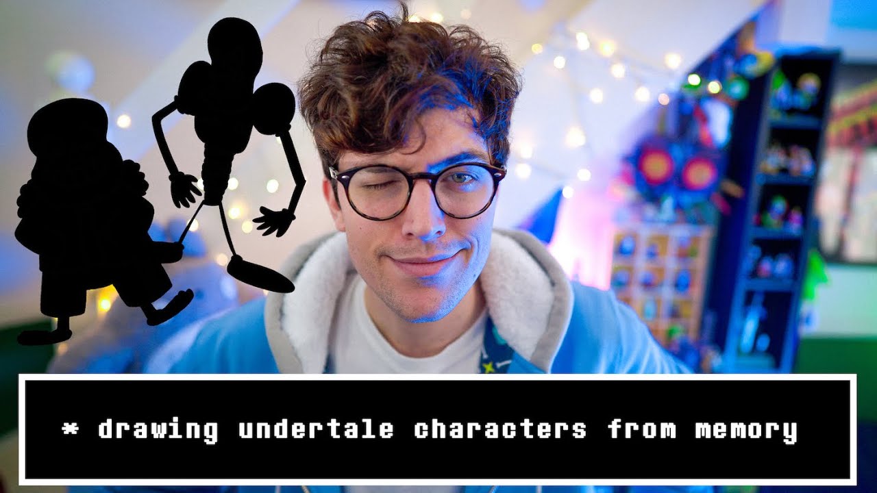 Рисуем персонажей Undertale по памяти