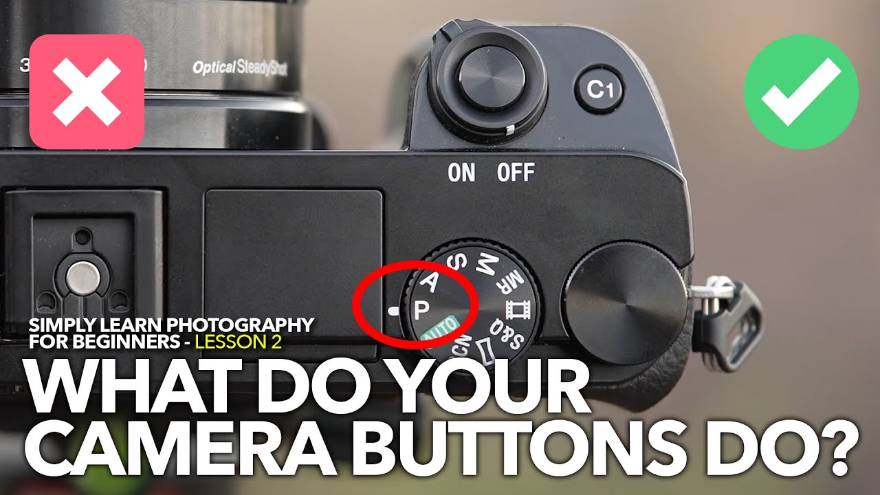 All CAMERA BUTTONS explained 📷 Free Photography for Beginners Course | Jaworskyj