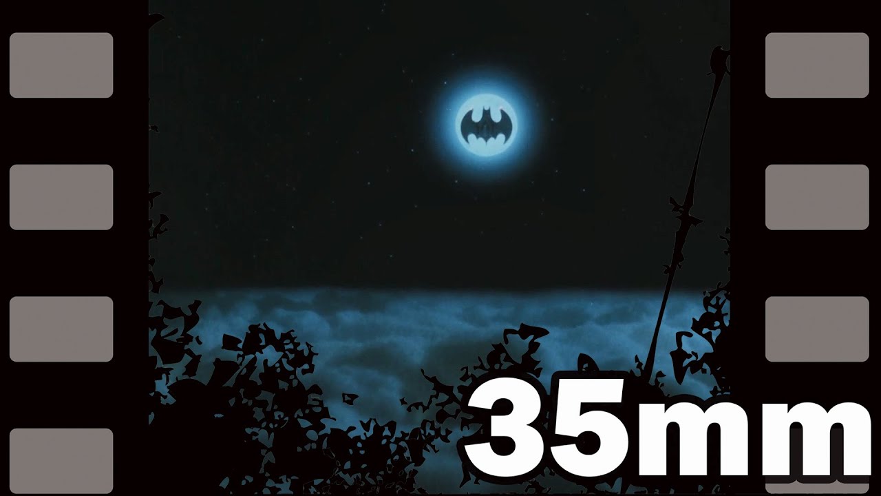 35mm film BATMAN (1989) Grindhouse "Batplane/ Stole My Balloons!" [Open Matte, Optical Sound Strip]