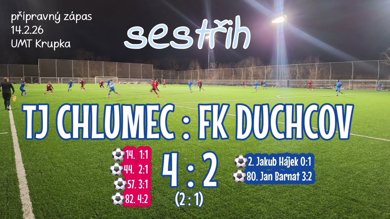 TJ Chlumec : FKD, přípravný zápas