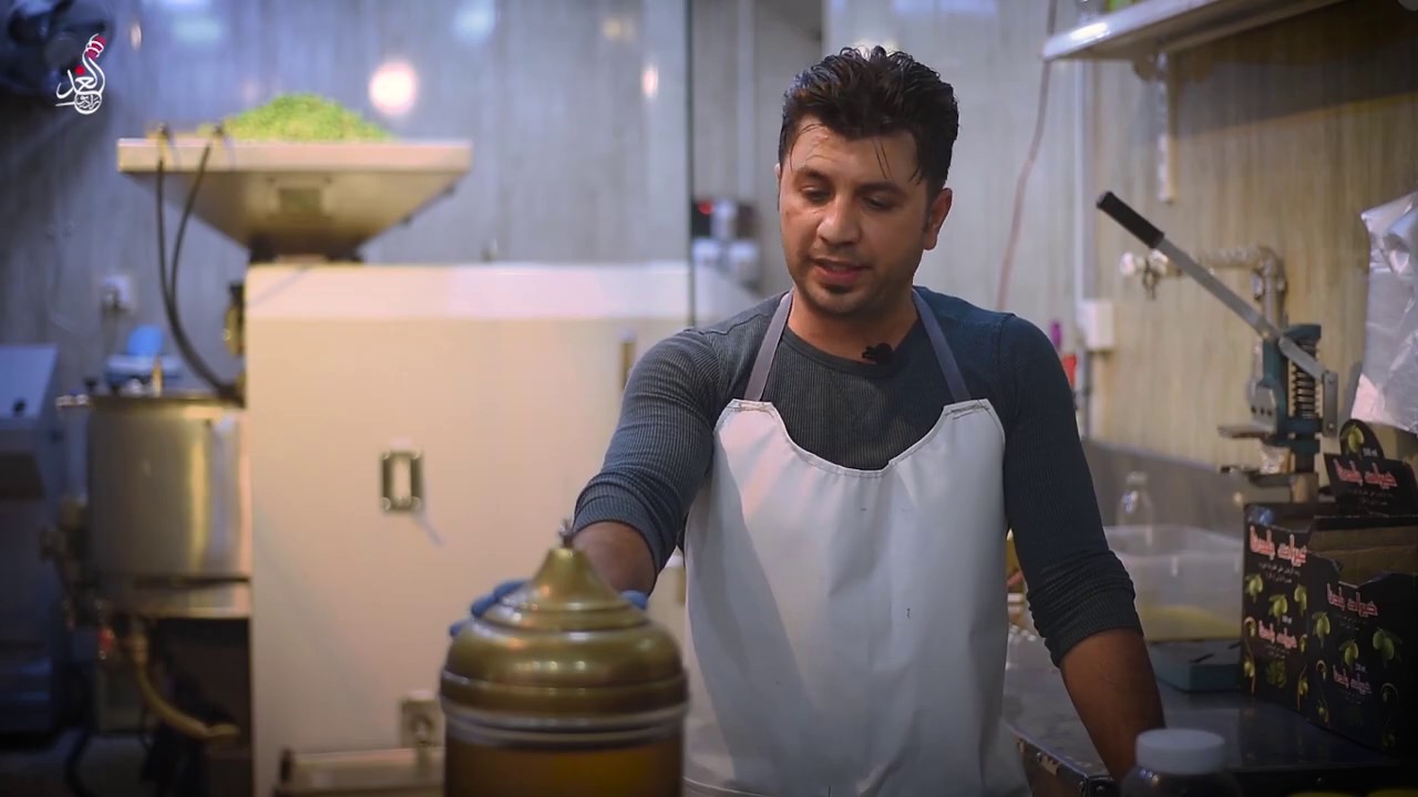 صناعة زيت الزيتون في مدينة الموصل 🍃❤️ #دعم_المنتجات_الوطنية