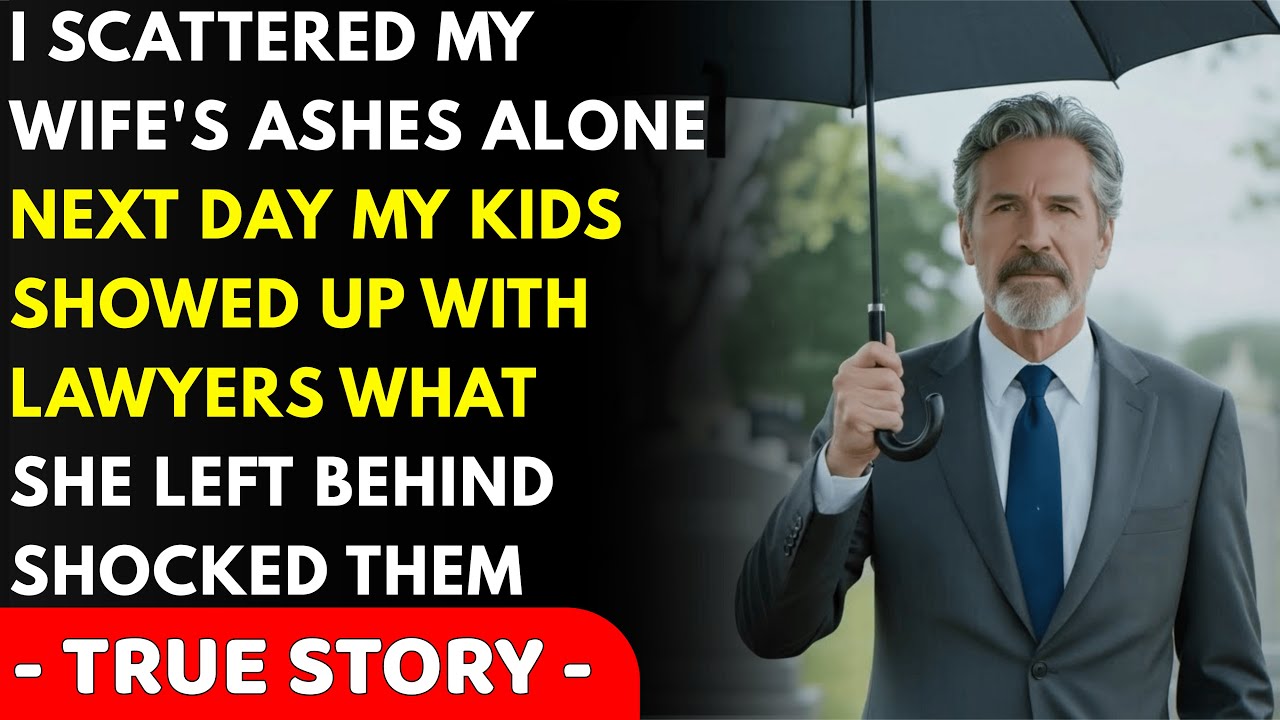 I Scattered My Wife's Ashes Alone at Our Cabin. The Next Day My Children Showed Up with a Lawyer...