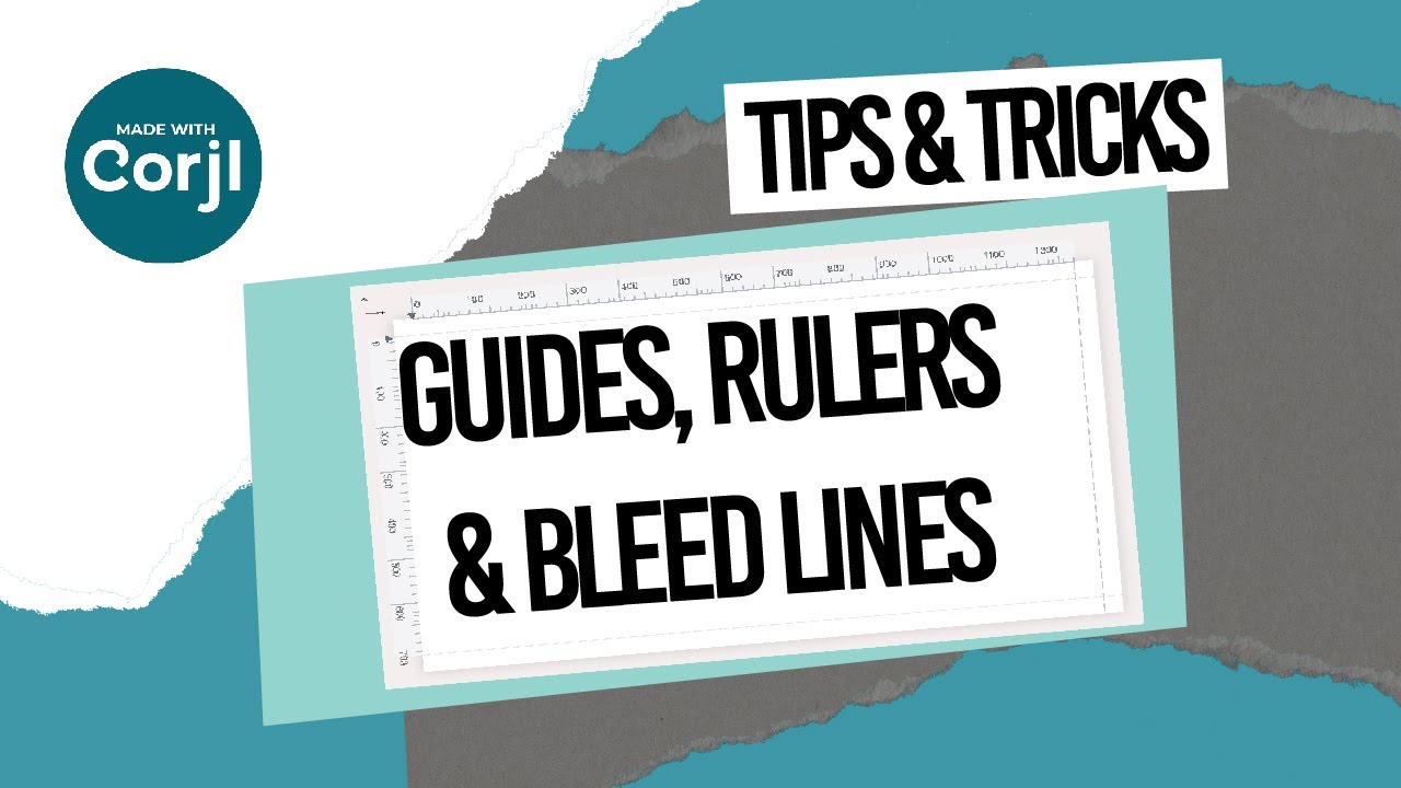 Guides, Rulers and Bleed Lines in Corjl