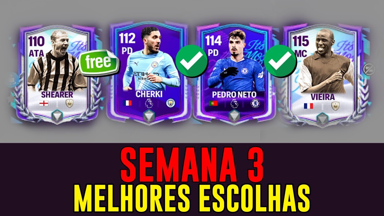 Melhores & Piores Cartas da Semana 3 Rodadas Festivas Fc Mobile! Escolha certa!!!