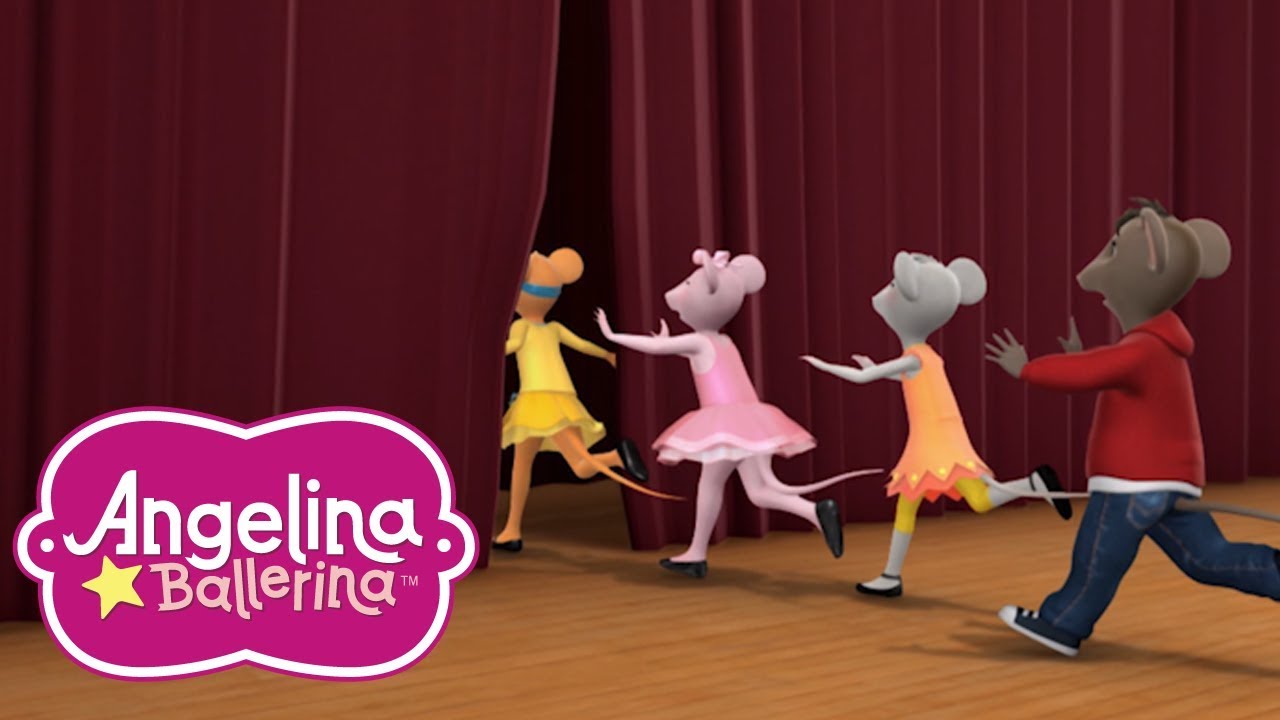 Angelina Ballerina Brasil 👻 O Fantasma do Teatro 🎃 Contos de Halloween