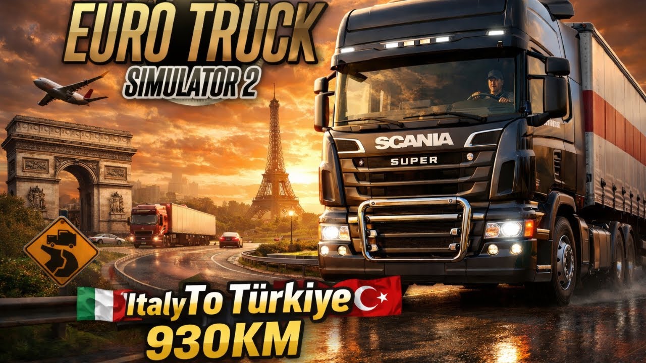 Euro Truck Simulator 2 FULL GAME Realistic Graphics Gameplay [4K 60FPS]