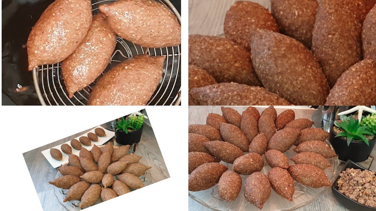 كبة مقلية بدون ماكينة kobbeh  مقرمشة  بنتيجة رائعة وبأطيب طعم