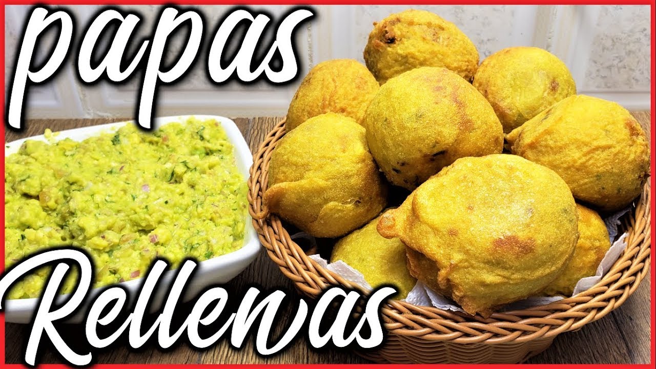 como hacer papas rellenas - papas rellenas de carne molida - papas rellenas colombianas