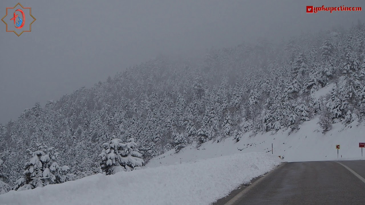 Konya Yalıhüyük Gölcük Yaylasında kış manzaraları