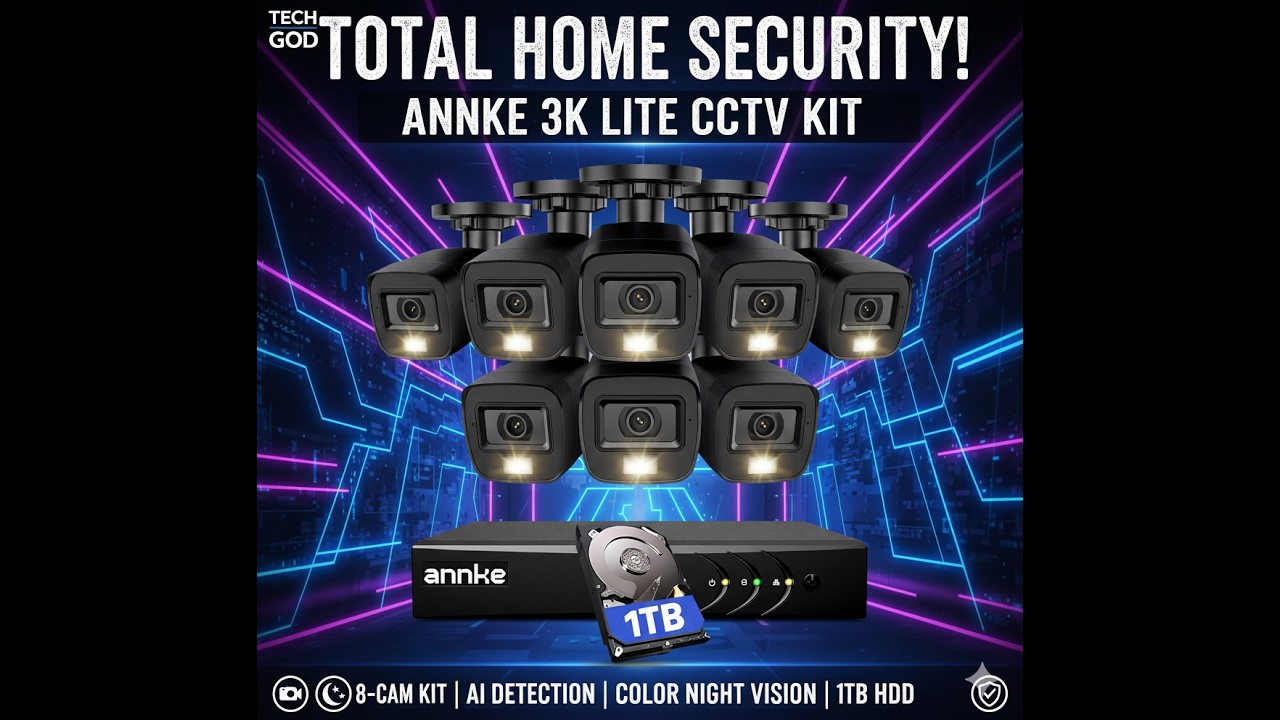 ANNKE 3K Lite Security Camera System Review – Smart AI Home Protection