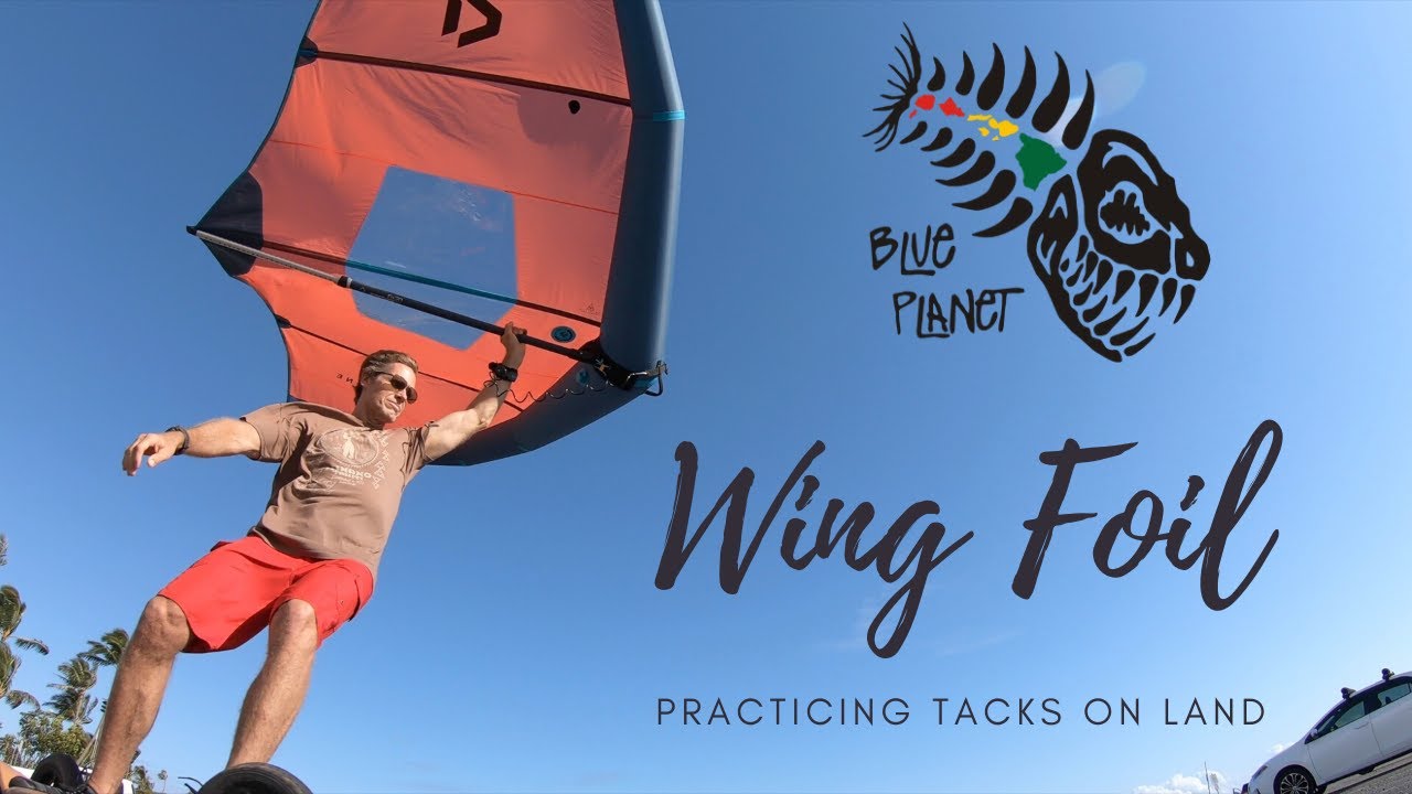 Wing Foil tacking- land practice and tips