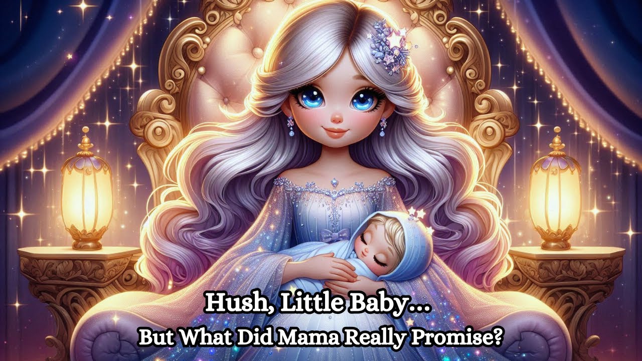 Hush, Little Baby 🌙 | A Dreamy Lullaby for Sleepy Nights with Gentle Cartoon Magic