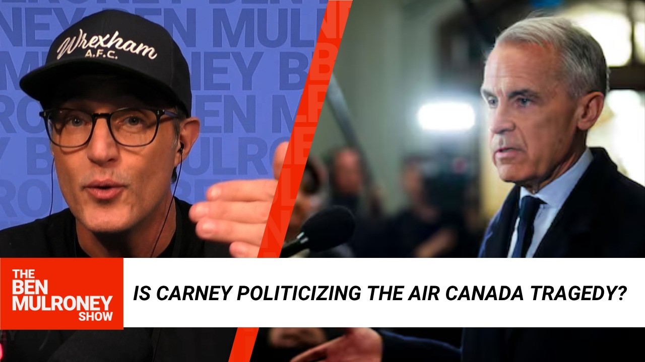 Когда Карни отчитывает генерального директора Air Canada, он звучит как Джастин Трюдо.