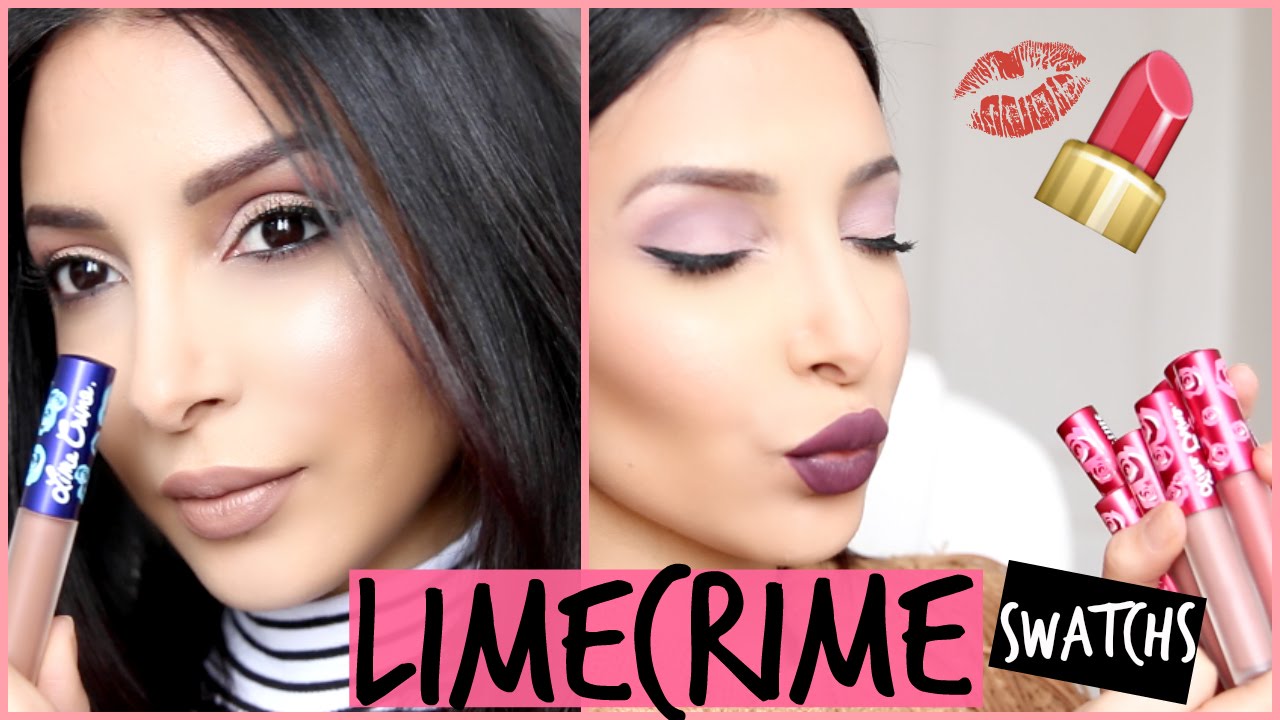 LIMECRIME VELVETINES ✦ Les swatchs