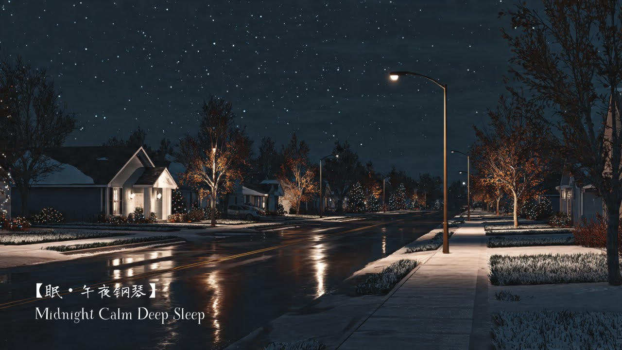 【深度睡眠音乐】平静冬夜助眠 & 宁静氛围 | Peaceful Winter Sleep & Calm Ambient 