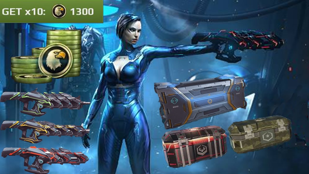 Modern Combat 5 - 1300 Credits for 10 MORPH Pack | 8 Combat pack | Weapon Pack