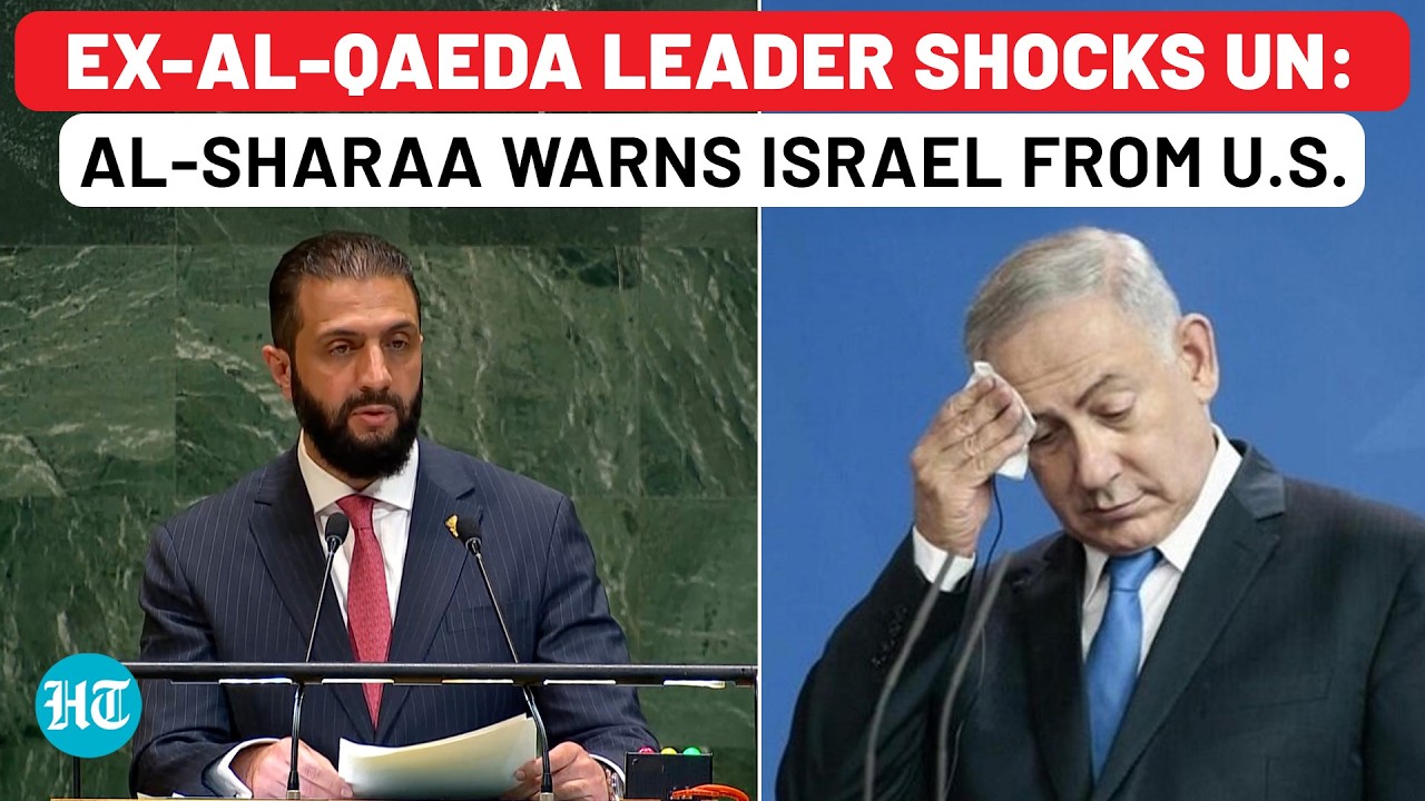 Syrian President Al-Sharaa Makes Historic First Speech At UNGA, Warns Israel, Then Quickly Thanks US