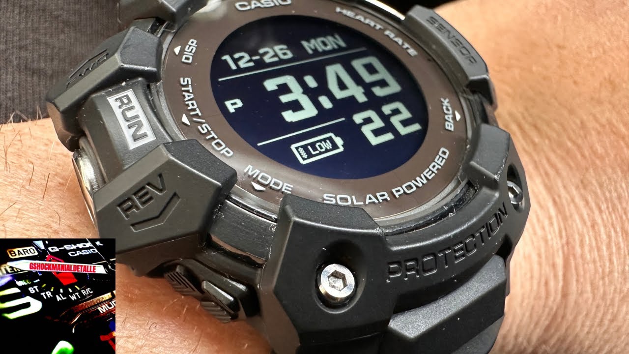 G-shock gbd-h1000 paso a paso