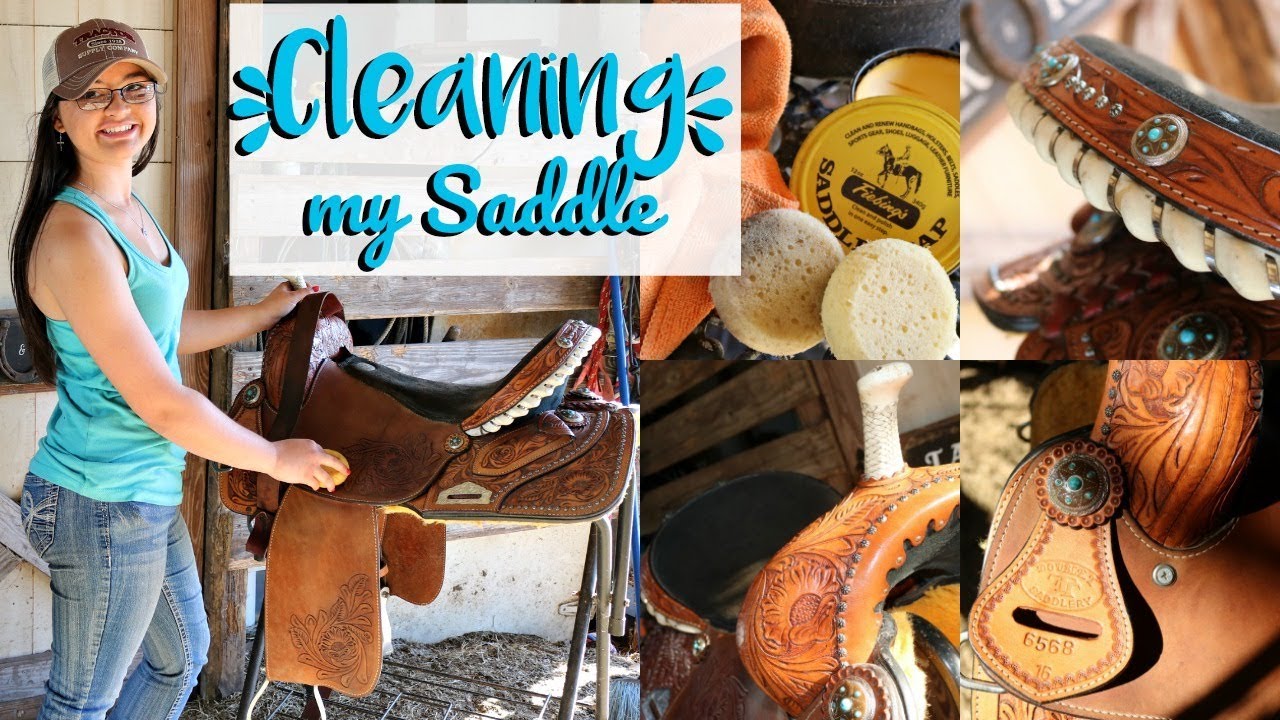 Cleaning my Saddle - How to Clean a Western Saddle - Tack Cleaning