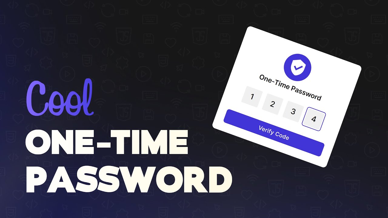 OTP Verification Box in JavaScript