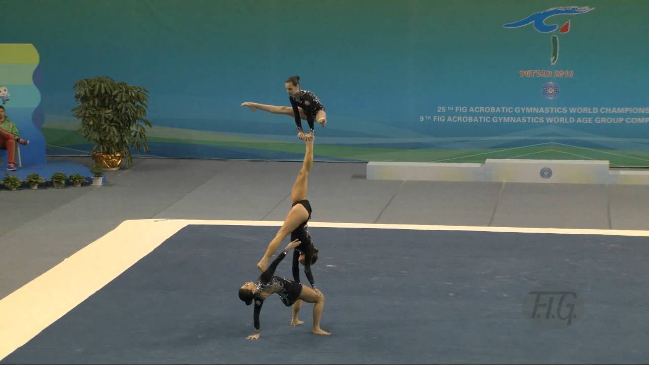 Azerbaijan (AZE) -  2016 Acrobatic Worlds, Putian City (CHN) Balance  Women's Group