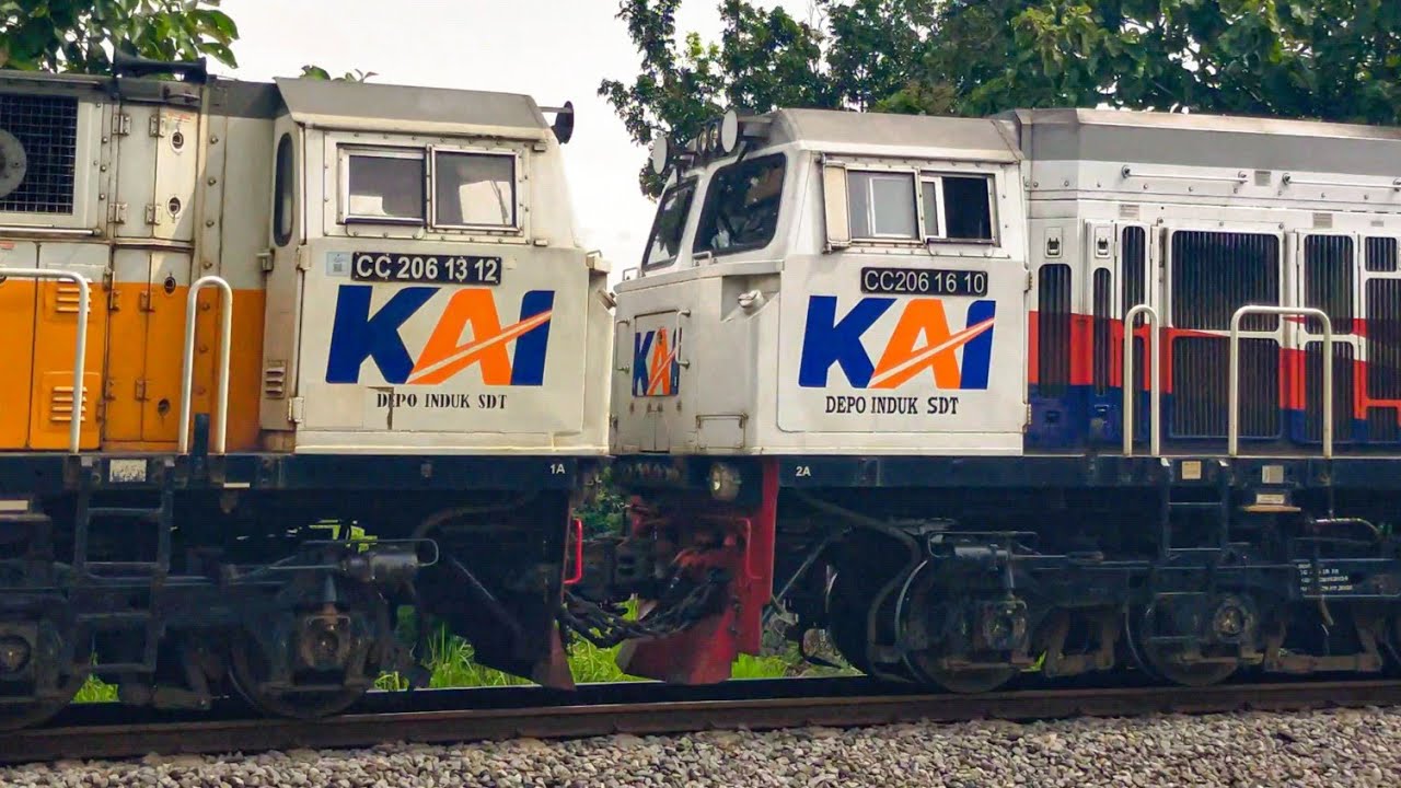 LOKOMOTIF CC 206 ENDEMIK DIVRE! Pengiriman CC 206 16 10 Menuju Yogya Untuk Perawatan Di BY-YK