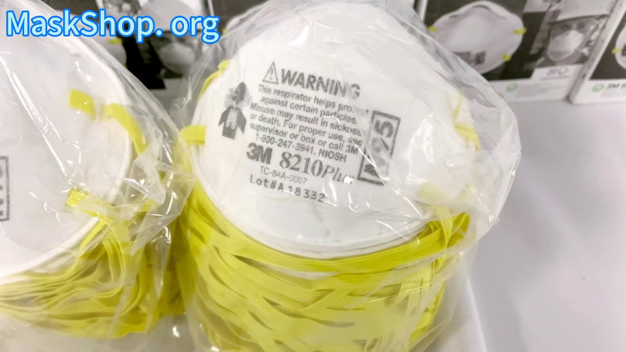 3M 8210+ N95 Particulate Respirator Mask(20pcs) from MaskShop.org