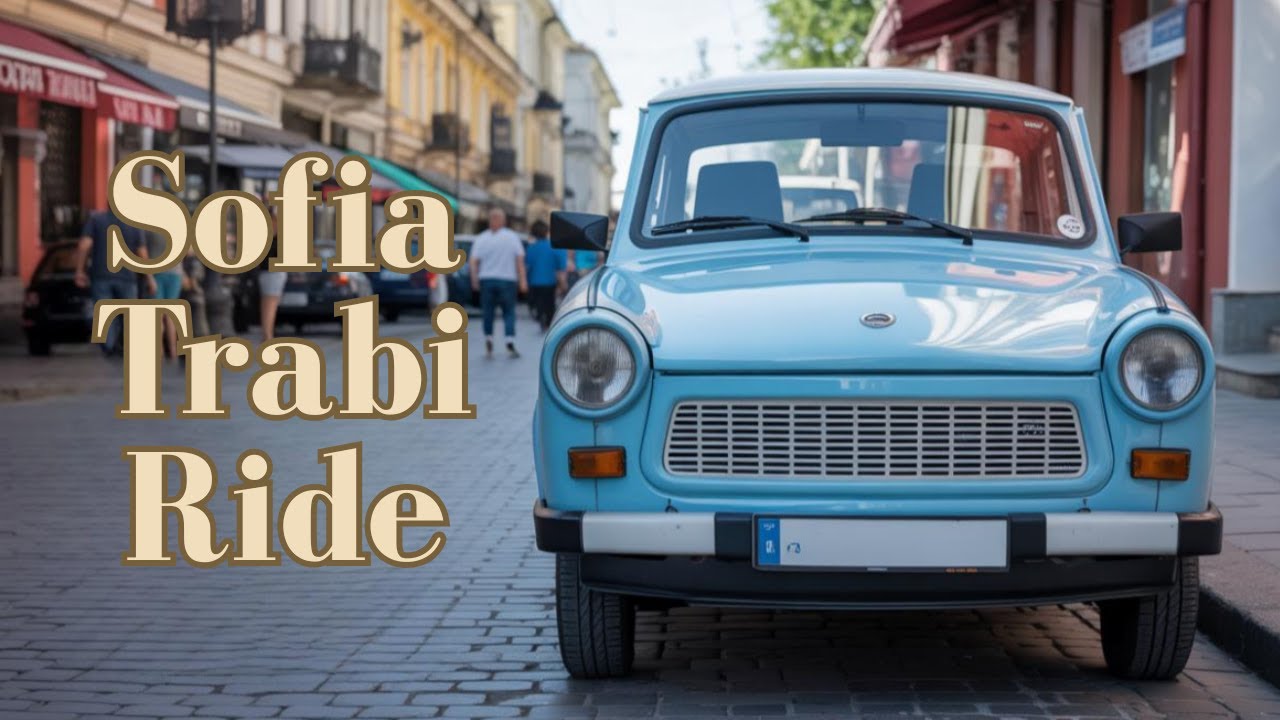 Riding in a 1989 Trabant (Trabi) in Sofia, Bulgaria 🇧🇬 Communist-Era Vintage Car Ride ✨ Travel Vlog