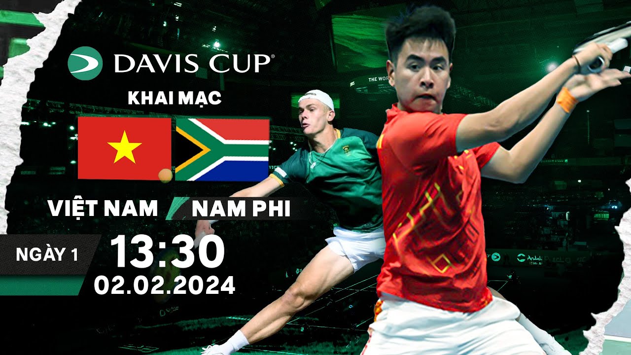 🔴 Livestream: Vietnam - South Africa | 2024 Davis Cup group II play-offs